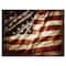 Designart - American Flag - Contemporary Canvas Art Print